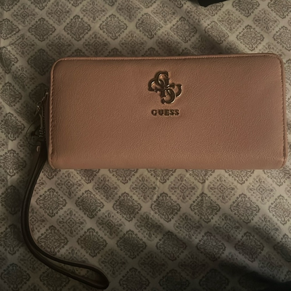 Rose Pink Guess Wallet Wrislet